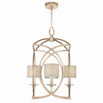 Cienfuegos Four Light Pendant in Gold w/Greige Fabric Shades (48|88774031ST)