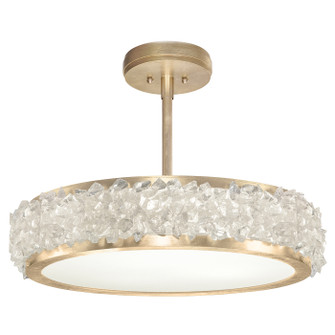 Arctic Halo Three Light Semi-Flush Mount in Gold (48|8799401ST)