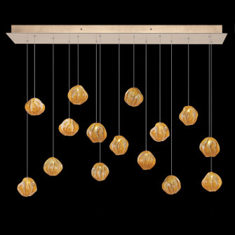 Vesta LED Pendant in Gold w/Amber Glass (48|86824022LD)