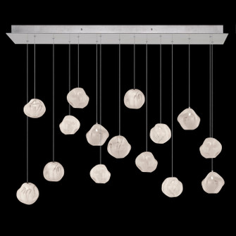 Vesta LED Pendant in Silver w/White Glass (48|86824011LD)