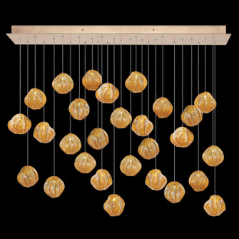Vesta LED Pendant in Gold w/Amber Glass (48|86784022LD)