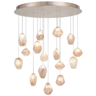 Natural Inspirations LED Pendant in Gold w/Clear Quartz Glass Drops (48|86284024LD)