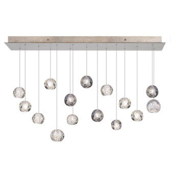 Natural Inspirations LED Pendant in Gold w/Nebula Glass Drops (48|853740206LD)