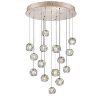 Natural Inspirations LED Pendant in Gold w/Nebula Glass Drops (48|853140206LD)
