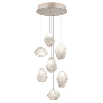 Natural Inspirations LED Pendant in Gold w/Clear Quartz Glass Drops (48|85264023LD)