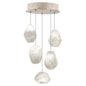 Natural Inspirations LED Pendant in Gold w/Clear Quartz Glass Drops (48|85244023LD)