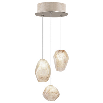 Natural Inspirations LED Pendant in Gold w/Clear Quartz Glass Drops (48|85234024LD)