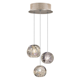 Natural Inspirations LED Pendant in Gold w/Nebula Glass Drops (48|852340206LD)