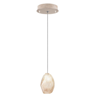 Natural Inspirations LED Drop Light in Gold w/Natural Quartz Glass Drop (48|85224028LD)