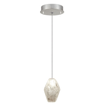 Natural Inspirations LED Drop Light in Silver w/Clear Quartz Glass Drop (48|85224014LD)