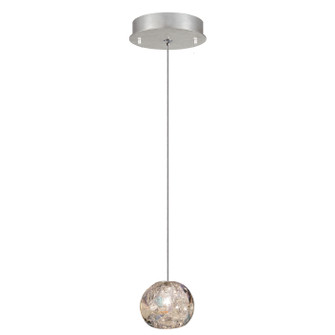Natural Inspirations LED Drop Light in Silver w/Nebula Glass Drop (48|852240106LD)