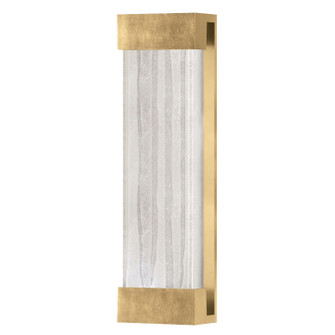 Crystal Bakehouse LED Wall Sconce in Gold Leaf w/Spires Glass Block (48|81105043ST)