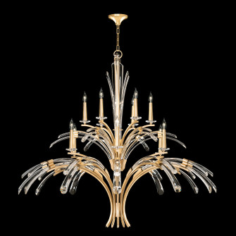 Trevi 12 Light Chandelier in Gold Leaf (48|7820402ST)