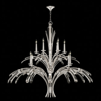 Trevi 12 Light Chandelier in Silver Leaf (48|7820401ST)