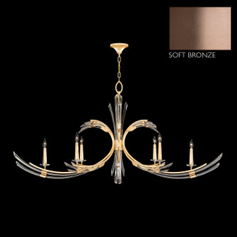 Trevi Six Light Chandelier in Soft Bronze Ombre (48|7819403ST)