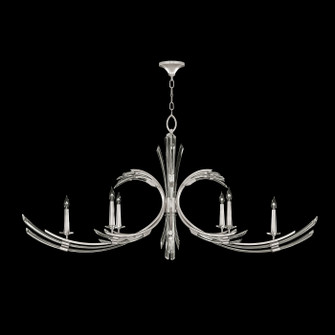 Trevi Six Light Chandelier in Silver Leaf (48|7819401ST)
