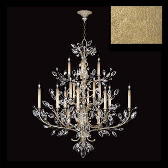 Crystal Laurel 20 Light Chandelier in Gold Leaf (48|771140SF3)