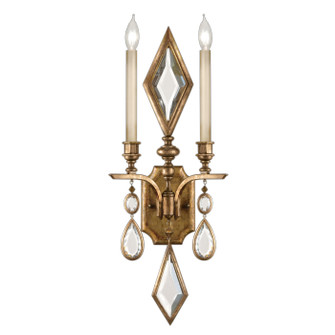 Encased Gems Two Light Wall Sconce in Gold (48|7291503ST)