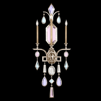 Encased Gems Three Light Wall Sconce in Silver (48|7269501ST)