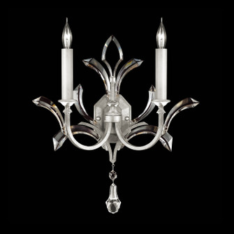 Beveled Arcs Two Light Wall Sconce in Silver Leaf (48|701850SF4)