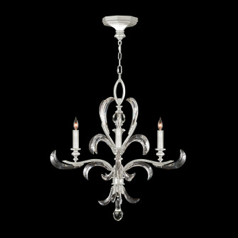 Beveled Arcs Four Light Chandelier in Silver Leaf (48|701540SF4)
