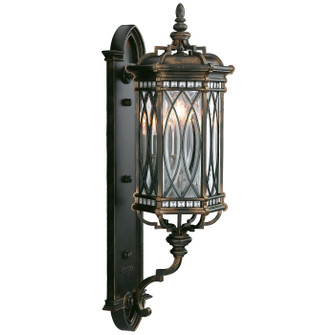 Warwickshire Three Light Outdoor Wall Mount in Black (48|612281ST)