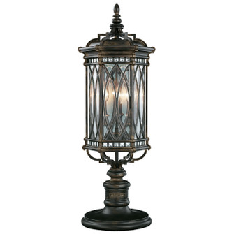 Warwickshire Three Light Outdoor Pier/Post Mount in Black (48|611283ST)