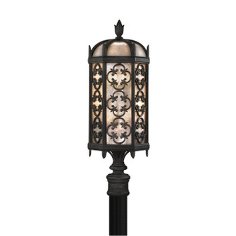 Costa del Sol Three Light Outdoor Post Mount in Black (48|541480ST)