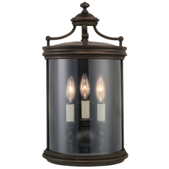 Louvre Three Light Outdoor Coupe in Bronze (48|539081ST)