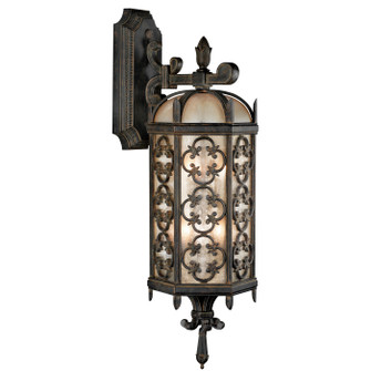 Costa del Sol Three Light Outdoor Wall Mount in Black (48|338381ST)