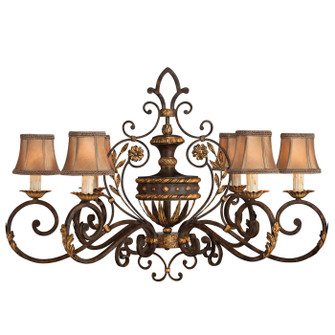 Castile Six Light Chandelier in Bronze (48|218540ST)