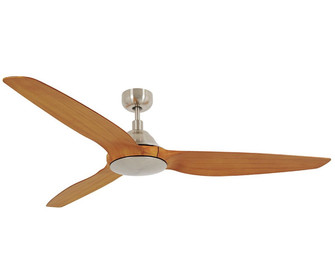 Type A 60``Ceiling Fan in Brushed Chrome/Teak (457|211010010)