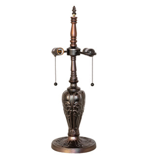 Rondel Relief Two Light Table Base in Mahogany Bronze (57|15554)