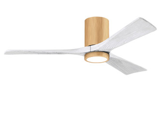 Irene-3HLK 52'' Ceiling Fan in Light Maple Tone (101|IR3HLKLMMWH52)