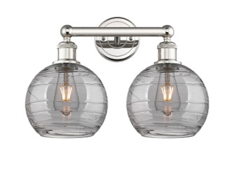 Edison Two Light Bath Vanity in Polished Nickel (405|6162WPNG12138SM)