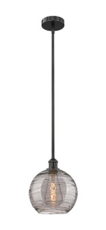 Edison One Light Mini Pendant in Matte Black (405|6161SBKG121310SM)