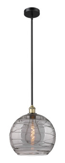 Edison One Light Pendant in Black Antique Brass (405|6161SBABG121314SM)
