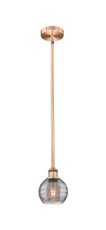 Edison One Light Mini Pendant in Antique Copper (405|6161SACG12136SM)
