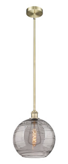Edison One Light Mini Pendant in Antique Brass (405|6161SABG121312SM)