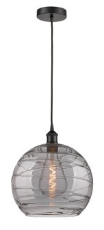 Edison One Light Pendant in Matte Black (405|6161PBKG121314SM)