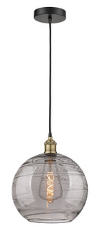 Edison One Light Mini Pendant in Black Antique Brass (405|6161PBABG121312SM)