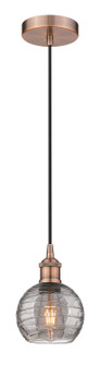 Edison One Light Mini Pendant in Antique Copper (405|6161PACG12136SM)