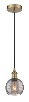 Edison One Light Mini Pendant in Antique Brass (405|6161PABG12136SM)