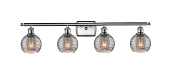 Ballston Four Light Bath Vanity in Brushed Satin Nickel (405|5164WSNG12136SM)