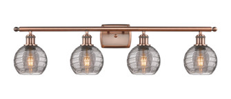 Ballston Four Light Bath Vanity in Antique Copper (405|5164WACG12136SM)