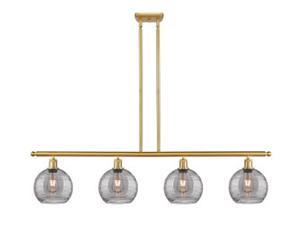 Ballston Four Light Island Pendant in Satin Gold (405|5164ISGG12138SM)