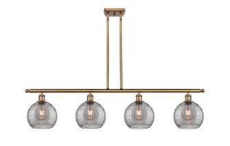 Ballston Four Light Island Pendant in Brushed Brass (405|5164IBBG12138SM)