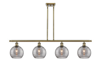 Ballston Four Light Island Pendant in Antique Brass (405|5164IABG12138SM)