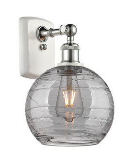 Ballston One Light Wall Sconce in White Polished Chrome (405|5161WWPCG12138SM)