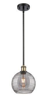 Ballston One Light Mini Pendant in Black Antique Brass (405|5161SBABG12138SM)